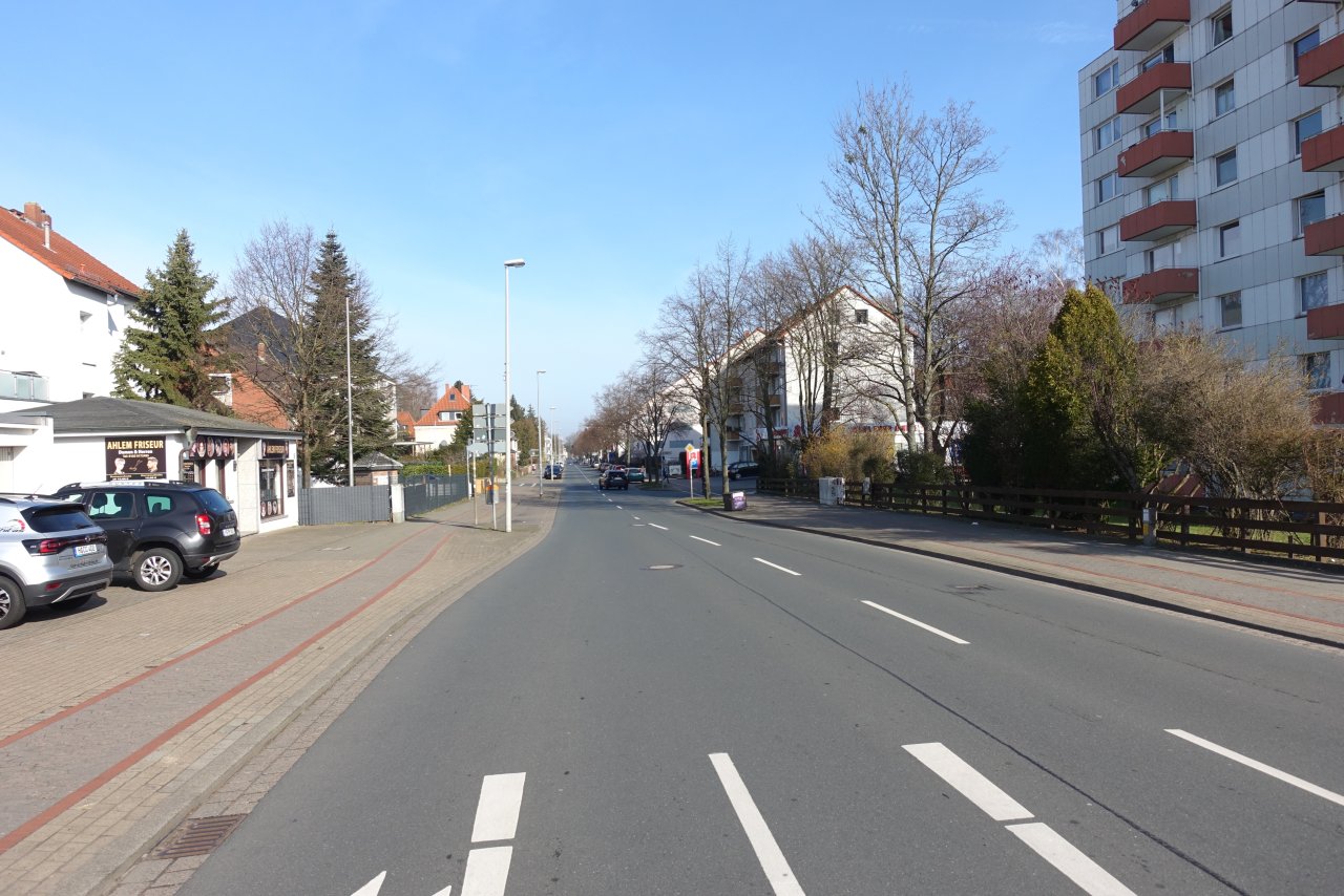 Blick in die Strasse